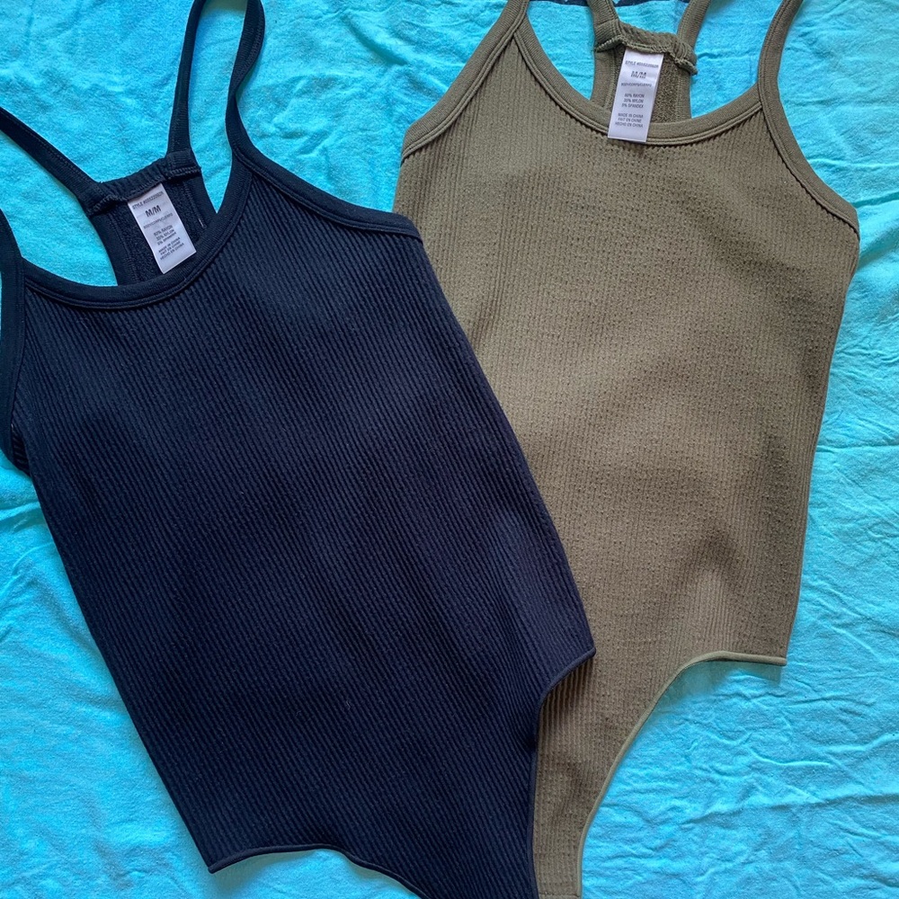 Two bodysuits